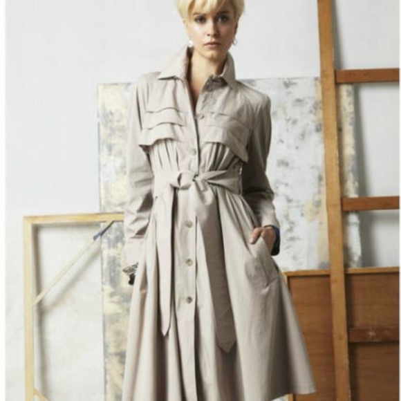DOO. RI Lightweight Trench Jacket Coat MACYS L - Picture 2 of 6